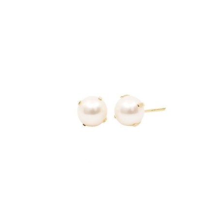 Pendientes Bebé Perla Cultivada Oro 18K | Pequejoyas