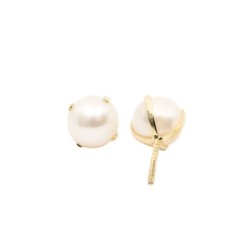 Pendientes Bebé Perla 4–4,5 mm Oro 18K | Pequejoyas