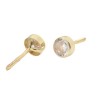 Pendientes Bebé Chatón con Circonita Oro 18K | Pequejoyas